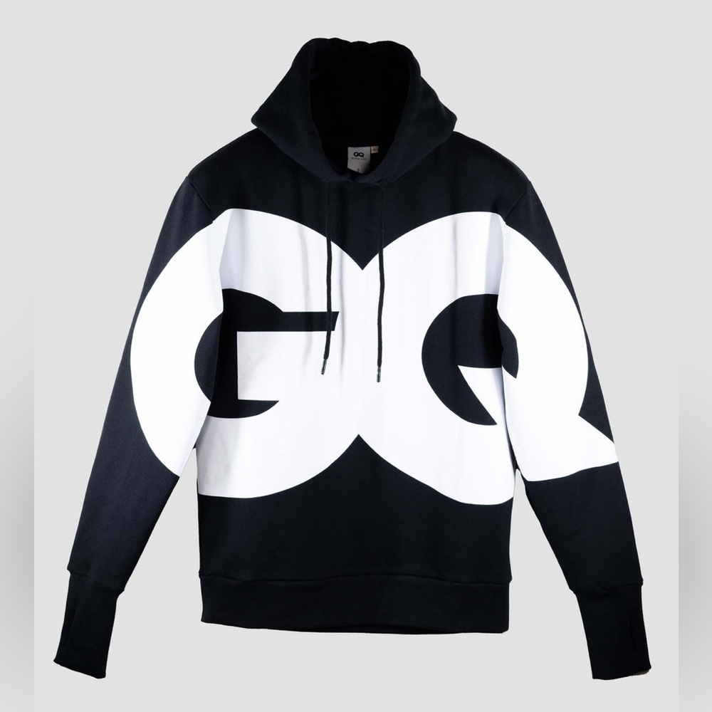 GQ Portugal Black Hoodie Sweatshirt
